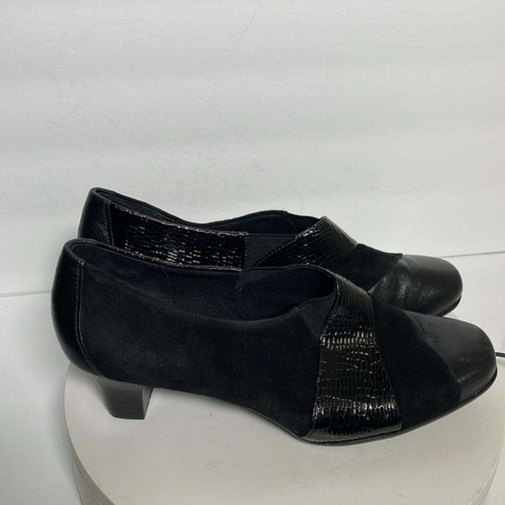 Aravon casual formal black shoes size 9.5 D